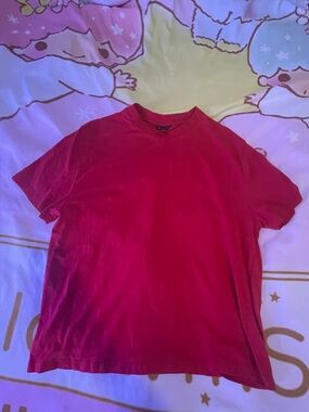 ASOS Red Crew Neck Short Sleeve T‑Shirt